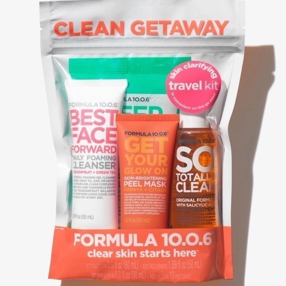 Formula 10.0.6 Clean Getaway Skin Clarifying Travel Kit